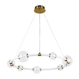 Люстра LED Levistella 7812021 (750) AB, 20W, 3000K, бронзовий, акрил, стельова