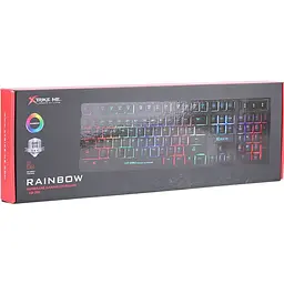 Клавіатура ігрова дротова Xtrike Me KB-280 RGB мембранна чорна (KB-280) - мініатюра 5