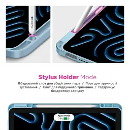 Чохол до планшета Armorstandart Y-Type PEN Samsung Galaxy Tab S9+ / S9 FE+ / S10+ Blue (ARM85525) - мініатюра 4