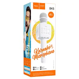 Мікрофон бездротовий HOCO BK5, White, BOX - мініатюра 7