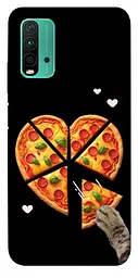 Чохол Demsky Pizza Love Cat для Xiaomi Redmi Note 9 4G / Redmi 9 Power / Redmi 9T