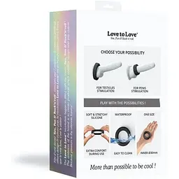 Ерекційне кільце широке Love To Love Cool Ring - Black Onyx - мініатюра 7