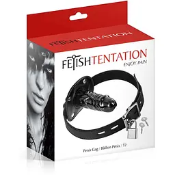 Кляп з великим фаллоімітатором Fetish Tentation Penis Gag T2 - мініатюра 2