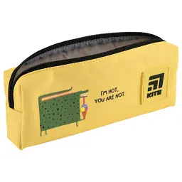 Пенал м'який Kite 6.5х19х3.5 см жовтий (K24-642-4) - мініатюра 2