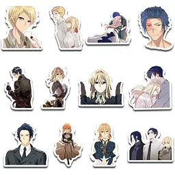 Стікерпак набір наклейок G-Toys Violet Evergarden 45 шт. (SP VE 01) - мініатюра 3