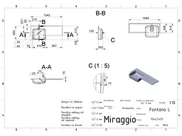 Умивальник Miraggio Fontana L matt 0001891, Білий матовий - мініатюра 4