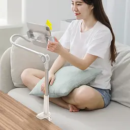 Тримач Baseus Otaku life rotary adjustment lazy holder Pro для планшетів iPad (LUZQ000012) біло сріблястий - мініатюра 8