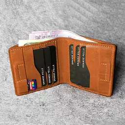 Портмоне Lettera з монетницею теракот GRANDE PELLE 10х10х2.5 см acs0032093 - мініатюра 8