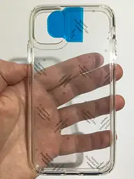 Оригінальний протиударний чохол для iPhone 11 Spigen Ultra Hybrid Crystal Clear 076CS27185 прозорий - мініатюра 7