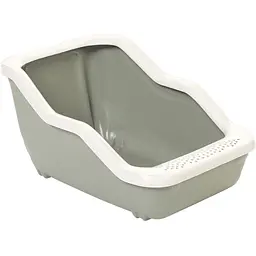 Туалет для котів з рамкою MPS Netta Open Light Green 54x39x29 см
