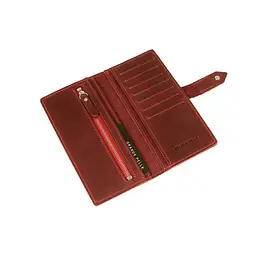 Портмоне вертикальне з хлястиком GRANDE PELLE 18х9х1.5 см acs0032208 - мініатюра 3