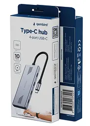 Хаб Gembird UHB-CM-U310-C4-01 на 4 порти USB 3.2 - мініатюра 4