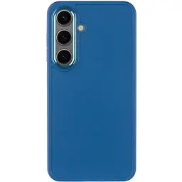 TPU чохол Bonbon Metal Style для Samsung Galaxy S24 / S25 Синій / Denim Blue - мініатюра 2