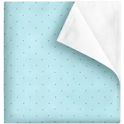 Багаторазова непромокаюча пелюшка Cosas Mini Dots 100х140 см блакитна (Diaper_DotsGreyLightBlue_100x140)