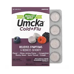 Засіб від застуди Umcka Cold & Flu Berry - 20 жувальних таблеток