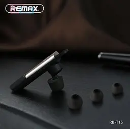 Бездротова Bluetooth-гарнітура Remax RB-T15 Gold - мініатюра 6