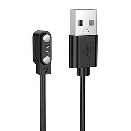 Бездротовий зарядний пристрій для смарт-годинника Hoco Y39 Smart watch charging cable Чорний