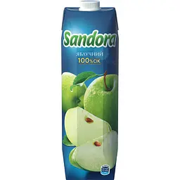 Упаковка соку Sandora Яблучний 9.5 л (0.95 л х 10 шт.) - мініатюра 2