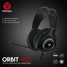Ігрові Навушники Fantech HG25 Orbit Чорний - мініатюра 2