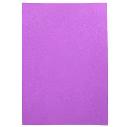 Фоаміран EVA Fluorescent Glitter HQ, 1.7 мм, Фіолетовий, з клеєм, А4, 10 аркушів в упаковці