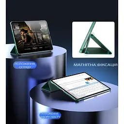 Чохол-книжка BeCover Tri Fold Hard для Apple iPad Pro 13" M4 2024 Dark Green (711731) - мініатюра 2