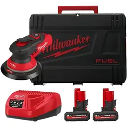 Шліфмашина ексцентрикова акумуляторна безщіткова MILWAUKEE, M12 FROS2.5-502X, Ø150мм