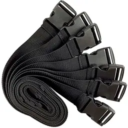Ремені для бондажу Art of Sex - BDSM Bondage Black Night Simple - мініатюра 3