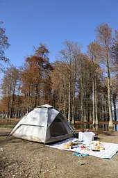 Намет автоматичний великий 3-4 особи з 2 дверима водонепроникний 200×230×140 піщано-бежевий OldBro CC-BJL-A05 - мініатюра 5