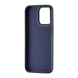Чохол Jinduka Leather Case with MagSafe iPhone 15 Pro Max Deep Blue - мініатюра 3