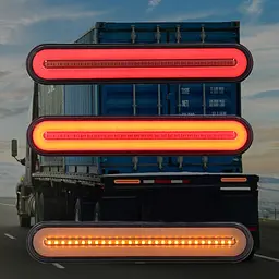 Задній ліхтар LED 12 / 24V поворотний стоп - страбоскоп 15x4,3 см 1 шт. G Wagon - мініатюра 3