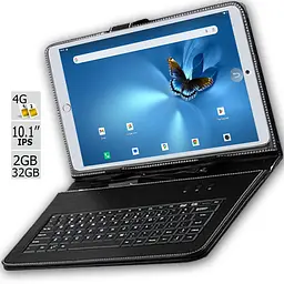 Планшет-телефон Hoozo MTPad116 LTE 2/32 4G Gold + Чохол-клавіатура - мініатюра 2