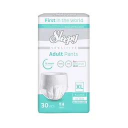 Підгузки-трусики для дорослих Sleepy Sensitive Adult pants XL (130-170 см) великий розмір 30 шт.