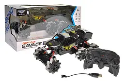 Дрифт машинка на радіокеруванні трюкова акумуляторна Savage Drift Car SY215K-11, в коробці р.35х15х17см