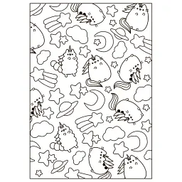 Розмальовка Pusheen 2 Yes 743274 Різнокольоровий shop (4823091921513) - мініатюра 2