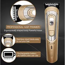 Акумуляторний триммер Pro Gemei GM-6112 з насадками - мініатюра 9