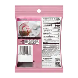 Шоколадні цукерки Hershey's Kisses Strawberry Ice Cream Cone Flavored Candy Bag 118 г - мініатюра 5