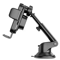 Тримач XO WX-036 Wireless Charger 15W Black - мініатюра 3