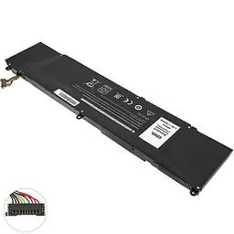 Акумулятор Dell XRGXX (Alienware M15, M17 series) 11.55V 6000 mAh 69Wh Black - мініатюра 2