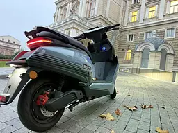 Електроскутер Двомісний Crosser CR22 (2500W, 72V/35Ah) Голубий - мініатюра 7