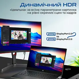 Кабель Promate DisplayPort-DisplayPort V 2.0 2 м (dplink-16k.black) - мініатюра 4