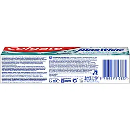 Зубна паста Colgate MaxWhite Crystals 75 мл - мініатюра 4