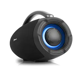 Портативная колонка бумбокс REAL-EL X755-PSS Boombox 70W Bluetooth TWS, RGB, Black - мініатюра 3