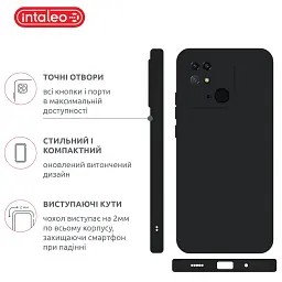 Чохол до мобільного телефона Intaleo SoftShell Xiaomi Redmi 10C Black (1283126554278) - мініатюра 4