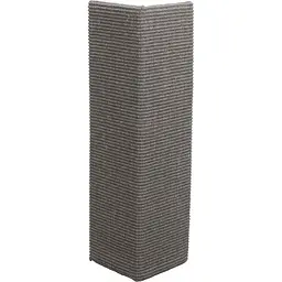Кігтеточка Trixie XXL настінна/кутова для котів, сизаль/плюш, сірий, 38×75 см