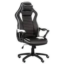 Крісло ігрове Special4You Nero black/white (E5371) - мініатюра 3