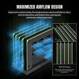 Корпус GameMax Blade Concept RGB Black без БЖ (Blade Concept) - мініатюра 11