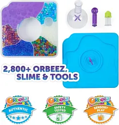 Ігровий набір для створення слаймів Spin Master Orbeez Mixin' Slime Set 2500+ кульок слайм антистрес світяться в темряві (SKU-282) - мініатюра 9