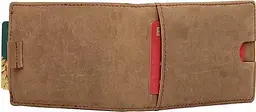 Затискач для грошей 14532 з натуральної шкіри Vintage коричневий - мініатюра 2