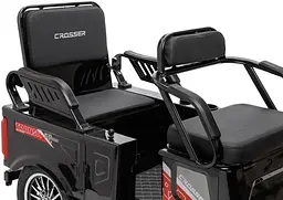 Електроскутер Триколісний Crosser TR-5 Tranzit (1200W, 72V,24Ah) Чорний - мініатюра 4