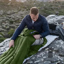 Спальний мішок із натуральним пухом Naturehike CW295 CNK2300SD013 Зелений - мініатюра 9